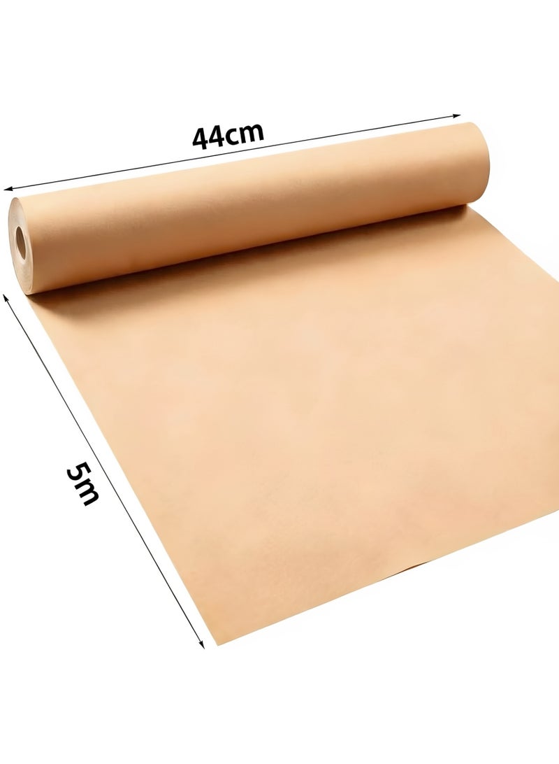 BELANO Kraft Wrapping Paper Roll Eco Friendly, Brown Gift Wrap Paper Heavy Duty, Parcel Packing Paper for Wedding and Birthday Natural 44cm x 5m - Image 2